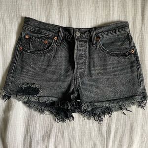 High Waisted Levi’s 501 Denim Shorts